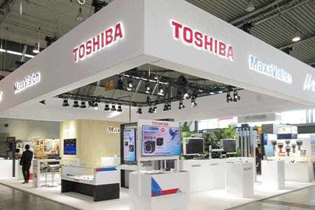 Toshiba Teli booth & VISION 2022 exhibition hall