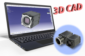 3D-CAD data (STEP file) download for CoaXPress camera