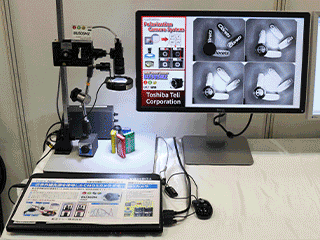 Demonstration of polarized camera.