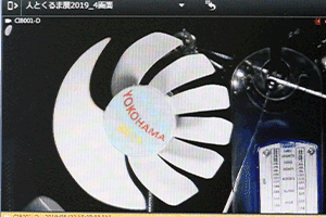 Example of rolling shutter image