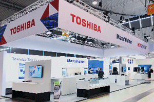 Toshiba Teli booth & VISION 2021 exhibition hall