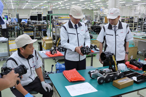 製造現場の撮影の様子2